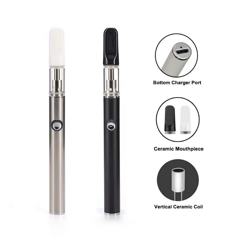 

Vape Preheat Battery Vaporizer Kits Variable Voltage Pen with 0.5ml Ceramic Cartridge 320mAh Bottom Micro USB Charging Port Ecig