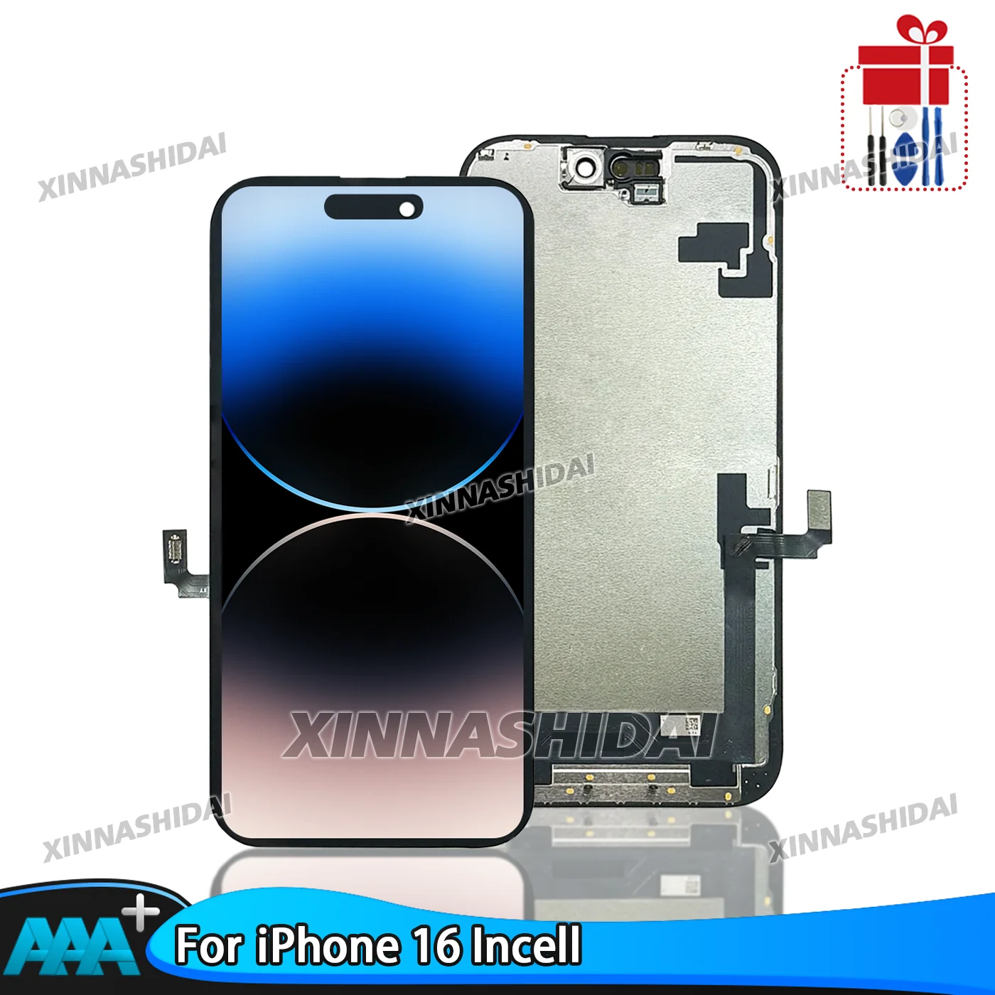 Getestete Qualität InCell für iPhone 16 InCell LCD für iPhone 16 Display-Bildschirm Digitizer-Einheit Ersatzteile