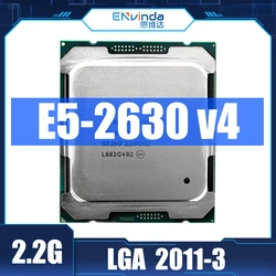 Processador original usado intel xeon e5 2630 v4 E5-2630V4 sr2r7 2.2ghz 10 núcleos 25m lga 2011-3 xeon v4 série cpu
