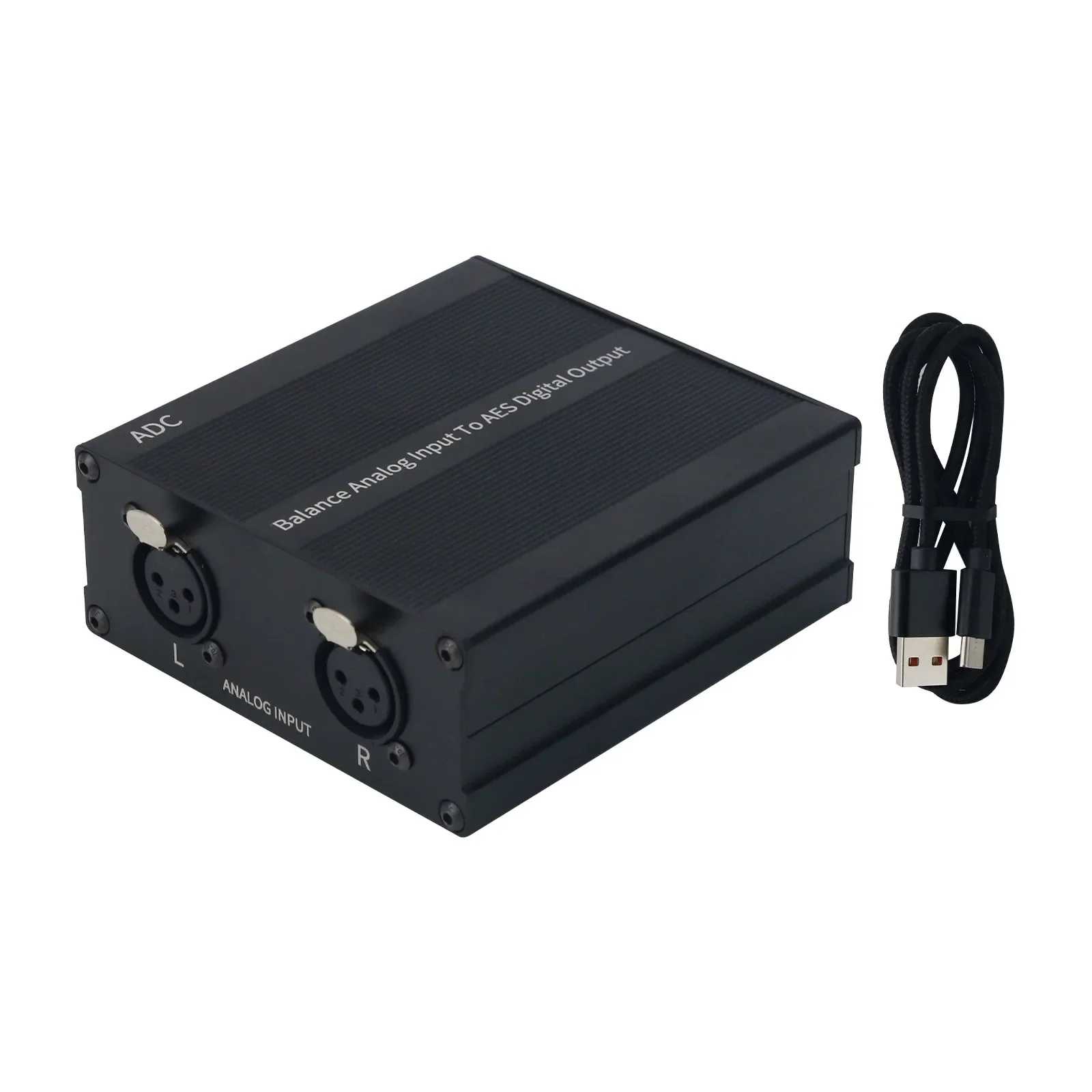 2026 AD-7 AES/EBU High-Performance ADC and Digital Audio Encoder with Balanced Stereo Output 24Bit 192kHz