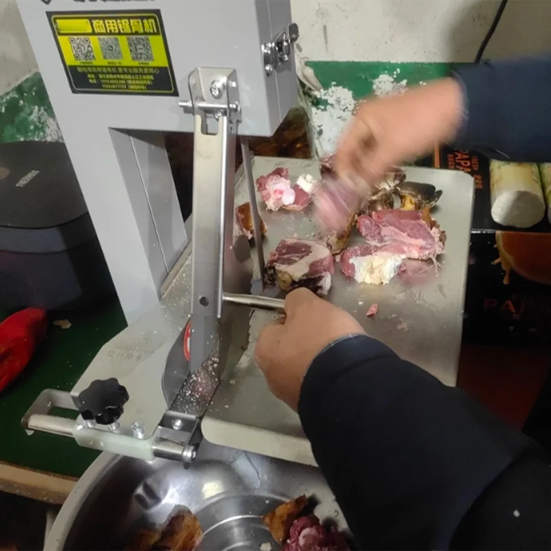 High Efficiency Automatic Electric Meat Fish Cutting Machine   Frozen Bone Saw Core Motor Component Food Processing