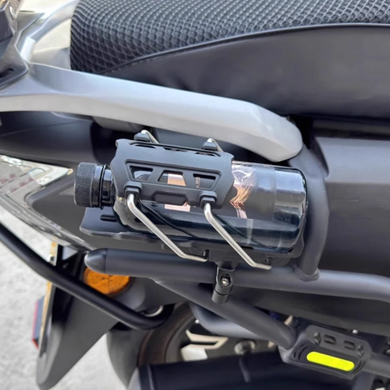 Universal Bike Motorcycle Cup Holder Quick Release No Drilling Required 360 Adjustable Water Bottle Cage for MTB Motorbike