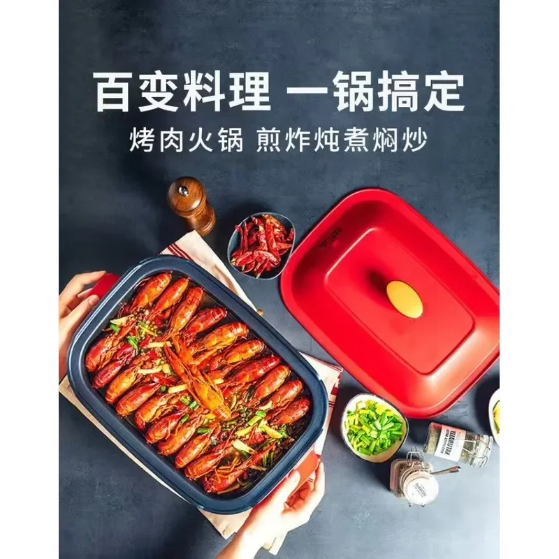 Rectangular Stainless Steel Grilled Fish Plate Serving Tray for BBQ Seafood Dish Kitchen Dining Tableware Home Restaurant Use