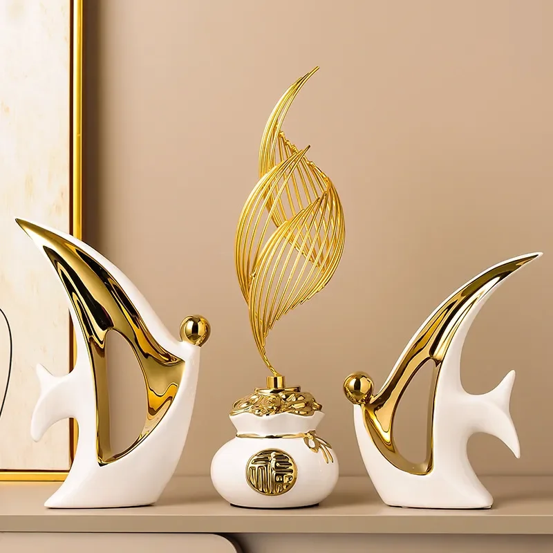 for Modern Simplicity Wine Cabinet Ornament for Living Room Entryway TV Cabinet Countertop High End Home Decoration