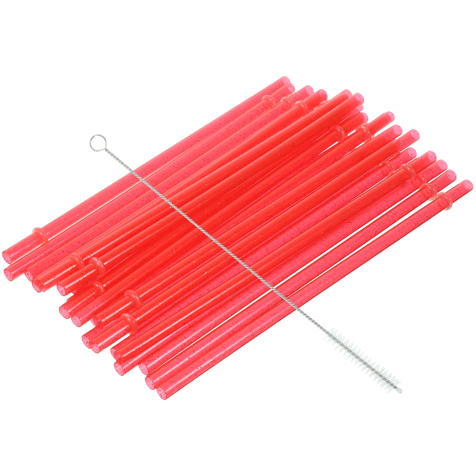 

25pcs Colorful Reusable Thick Long Drinking Straws For Party Juice Milk Tea Smooth Safe Material Household Kitchen Bar Supplies