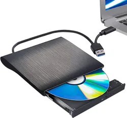 USB 3.0 Slim External DVD RW CD Writer Drive Burner Reader Player Optical Drives For Laptop PC Dvd Burner Dvd Portatil