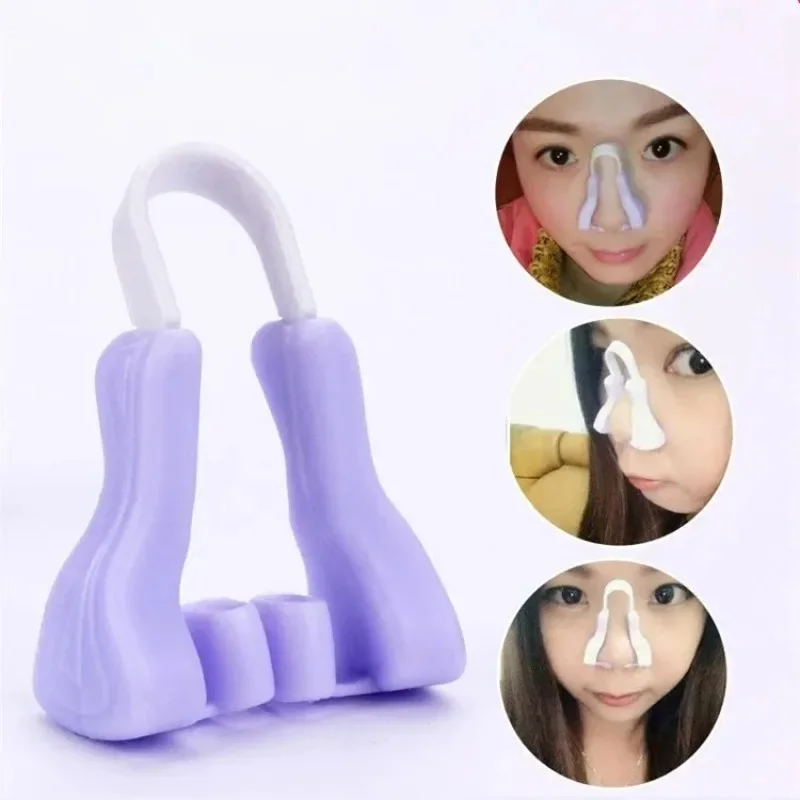 Nose Shaper Clip Silicone Invisible Nose Bridge Straightener Breathable Nose Corrector U Shape Nose Lifting Tool for Higher Nose