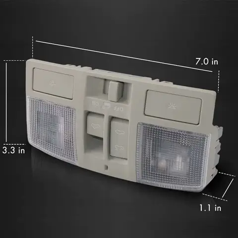 Takkonsolläslampa BBM6-69-970 För Mazda 3 2010-2013 Soltak Grå Interiör Doom Takkarta Taklampa Strömbrytare Knapp 10 best sales takkonsol - №4