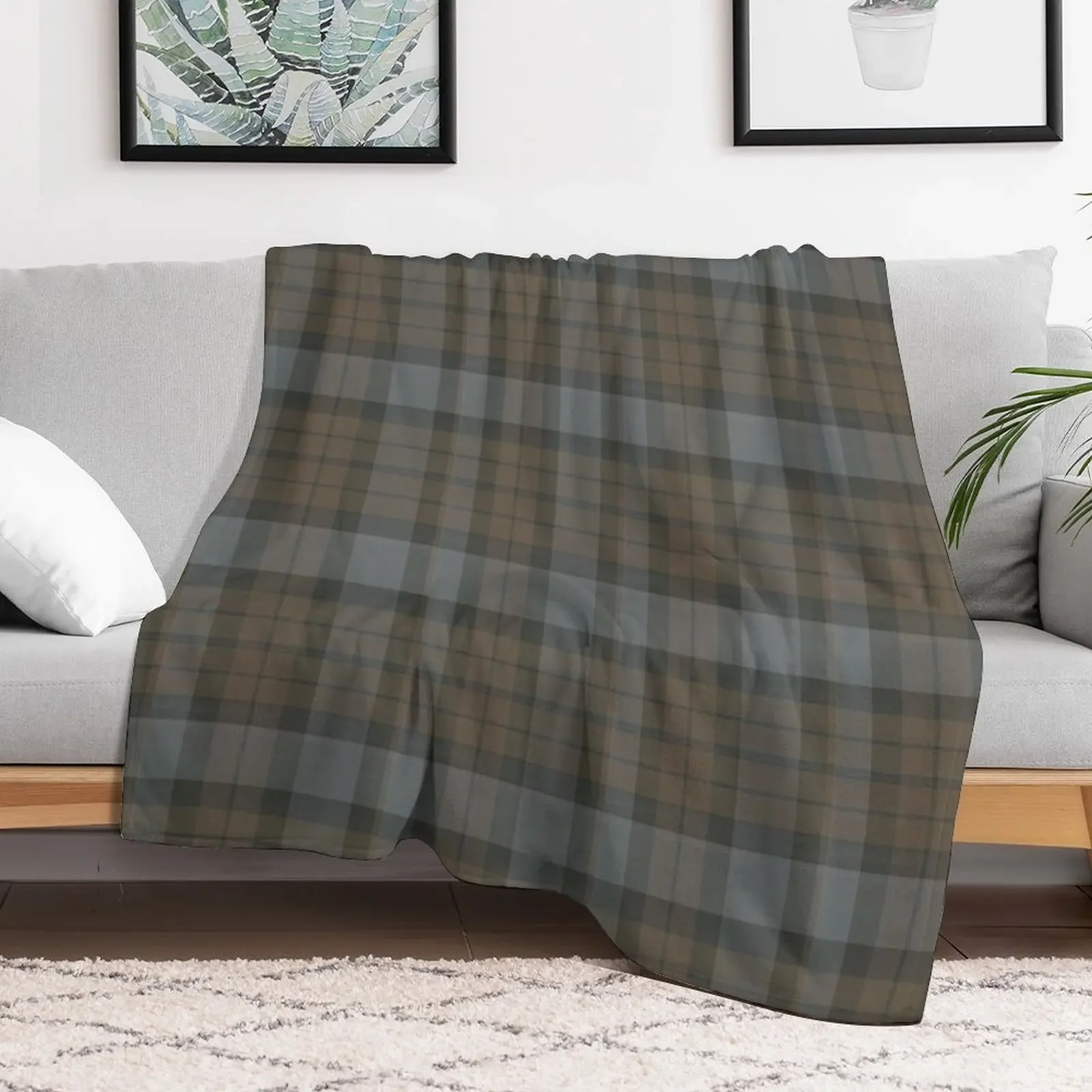 TARTAN FRASER Throw Blanket For Decorative Sofa Flannel Cute Thin Blankets