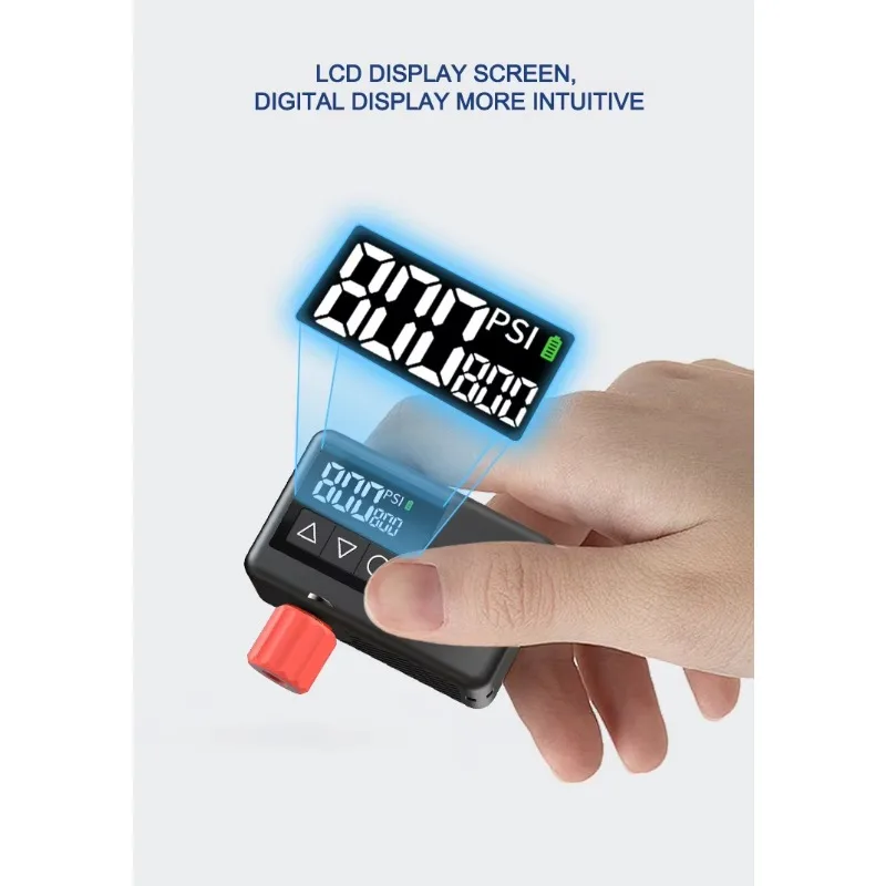 Motor sin escobillas personalizable portátil eléctrico 2 ruedas bomba de neumáticos Digital inteligente bicicleta automática inalámbrica Max120psi