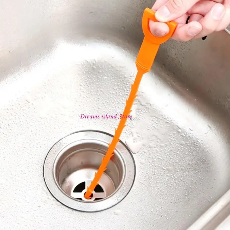 Scarichi flessibili peli serpente chogolo ridotto a spirale asta spinata per il lavandino del lavandino cucina pipa da cucina