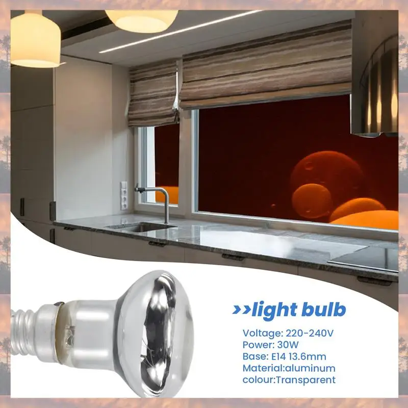 2025 Trend Replacement Lava Lamp E14 R39 30W Spotlight Screw In Light Bulb Clear Reflector Spot Light Bulbs Lava Incandescent