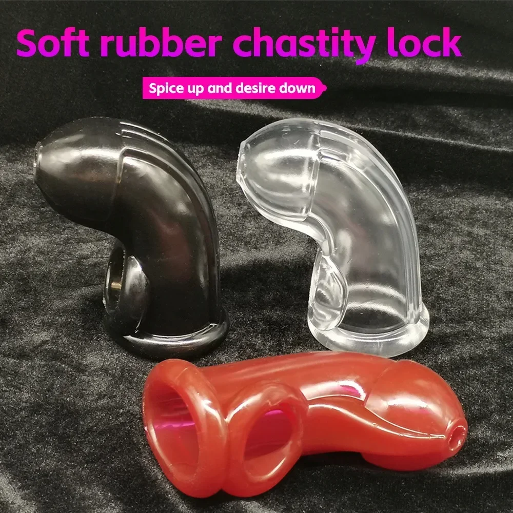 Male Chastity Cage Cock Ring Ball Stretcher Cock Sleeve Penis Delay Ejaculation