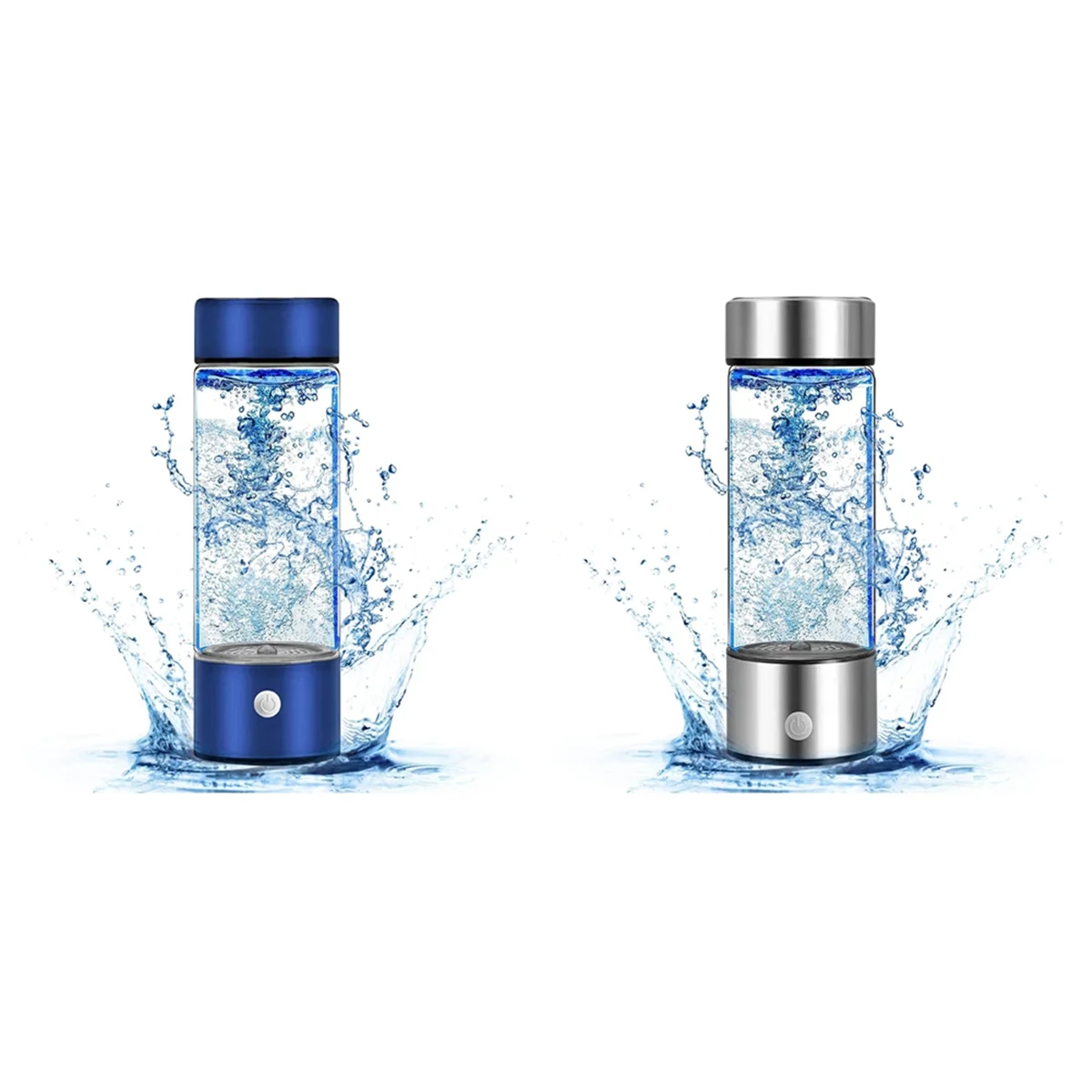 ETRT 2PCS Rechargeable Hydrogen Water Bottle Portable Hydrogen Water Machine Generator for Home, Office, Travel