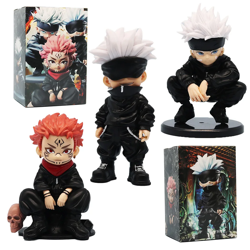 Anime Jujutsu Kaisen  Figure Itadori Yuji Gojo Satori Fushiguro Megumi Kugisaki  Kawaii Toy PVC Model Action Figure Kid Gift