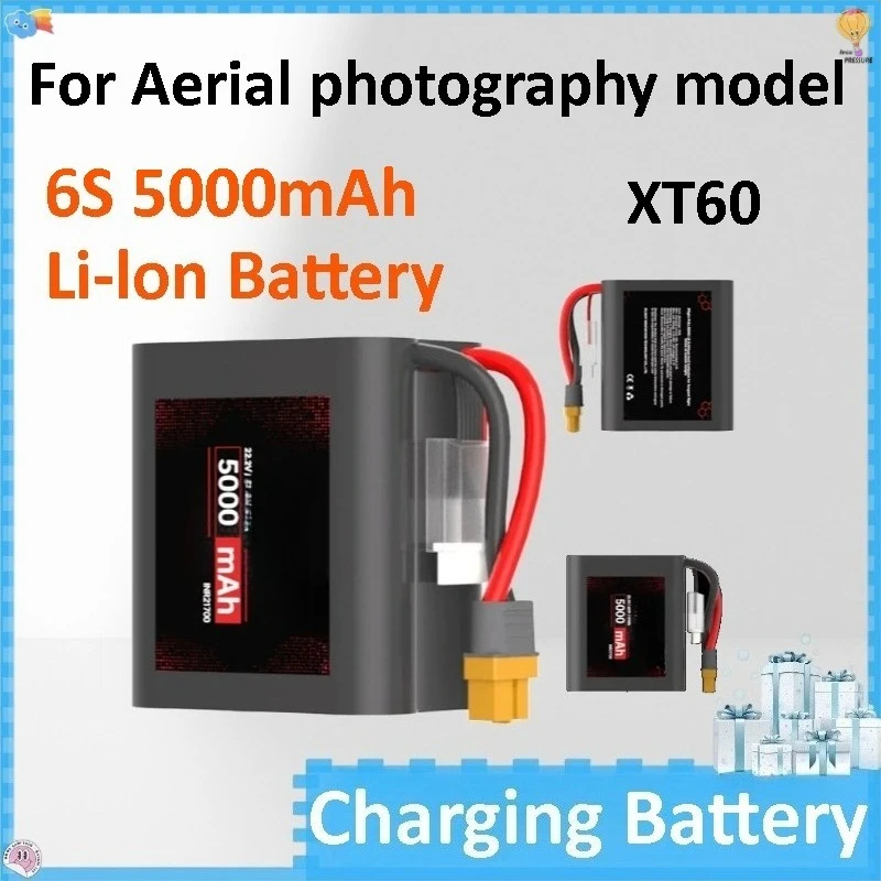 Fullsend LR 6S 5000mAh Low Multiplier Range Li-Ion Battery - XT60H Battery