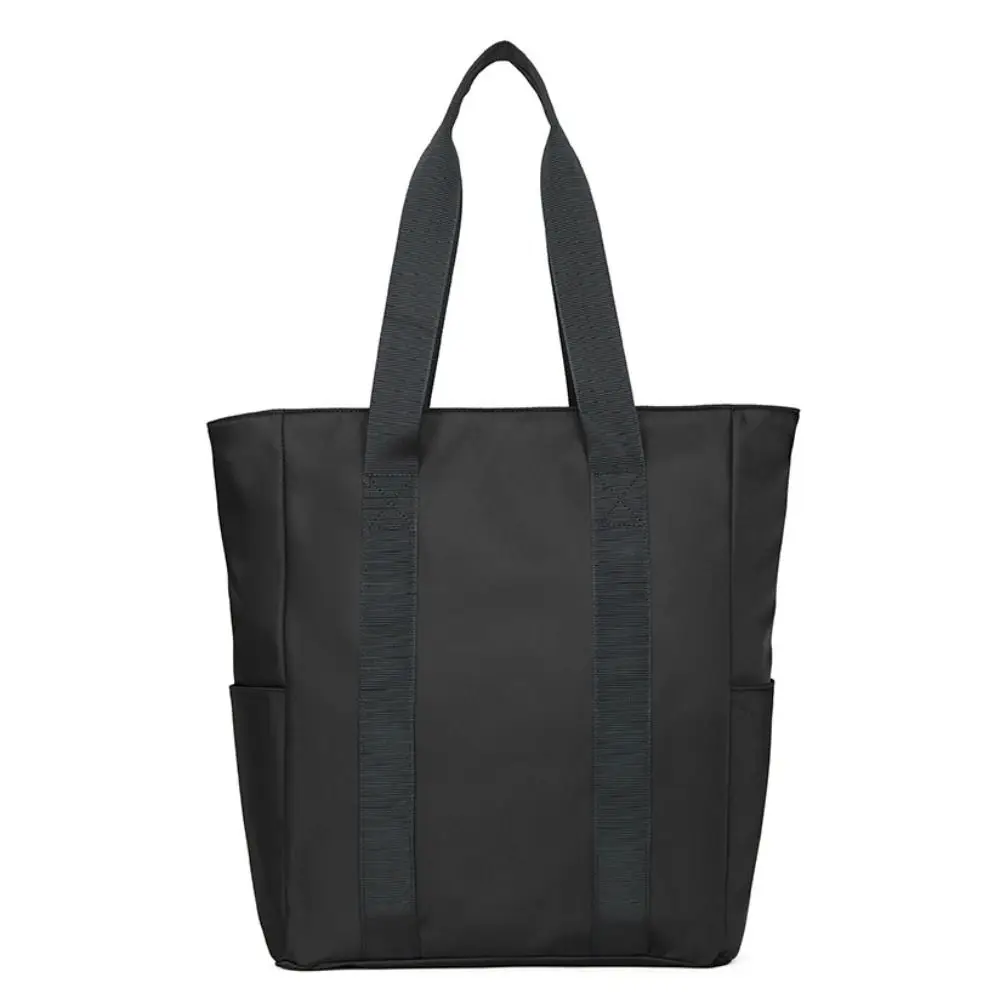 

Повседневная водонепроницаемая нейлоновая сумка из ткани Оксфорд, черная мужская сумка-тоут, большая вместительная простая мужская сумка на плечо, уличная одежда