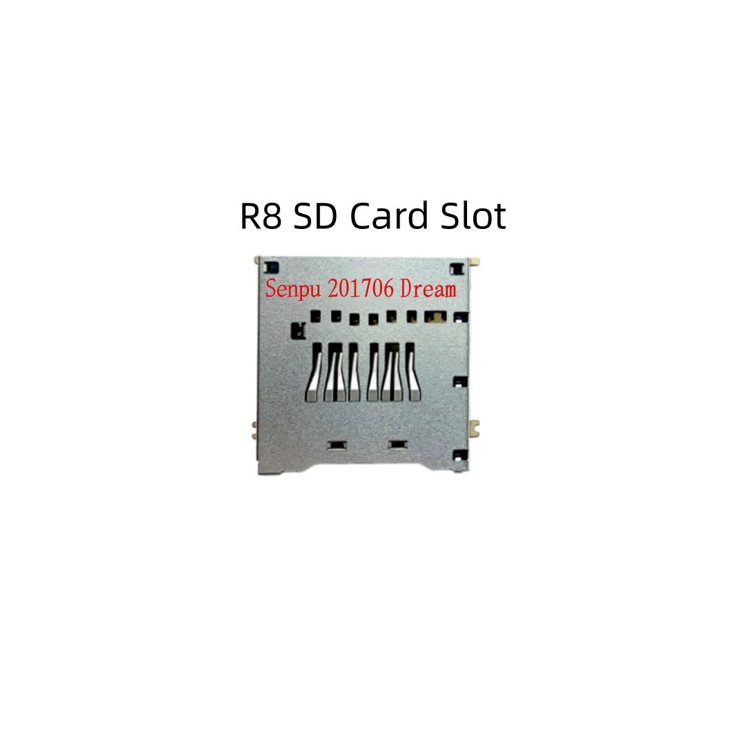 For Canon EOS R8 SD Memory Card Slot Holder, Camera SD Card Reader Connector Replacement Repair