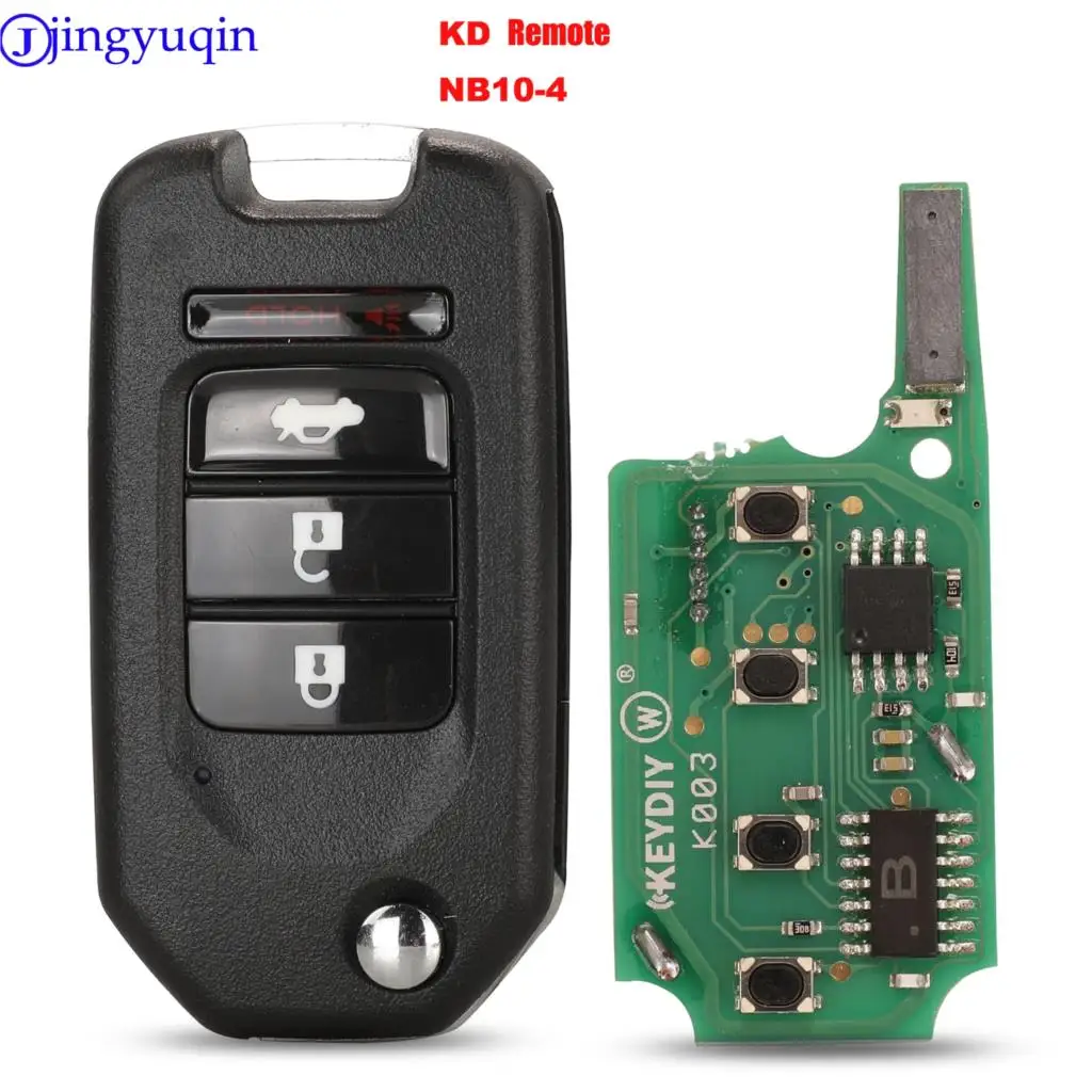 

jingyuqin KEYDIY 3+1 Buttons Multi-functional Remote Control NB10-3+1 NB10-4 NB Series For KD900 URG200 KD-X2 All Functions