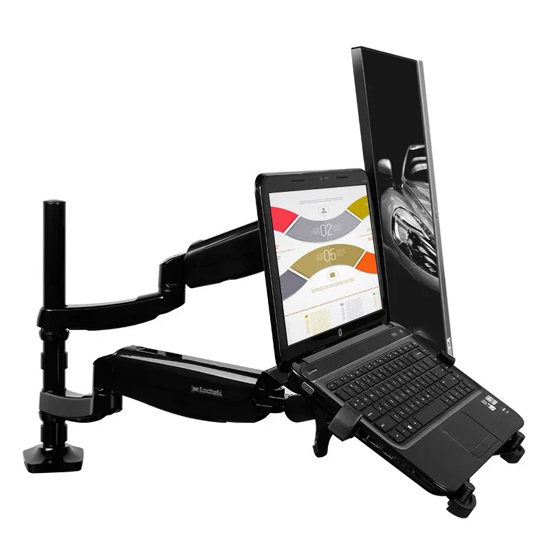 Laptop Mount Pneumatic Display Computer Bracket Dual BRACKET Mount Dual Mount Laptop Arms Monitor Arm Holder MONITOR HOLDER