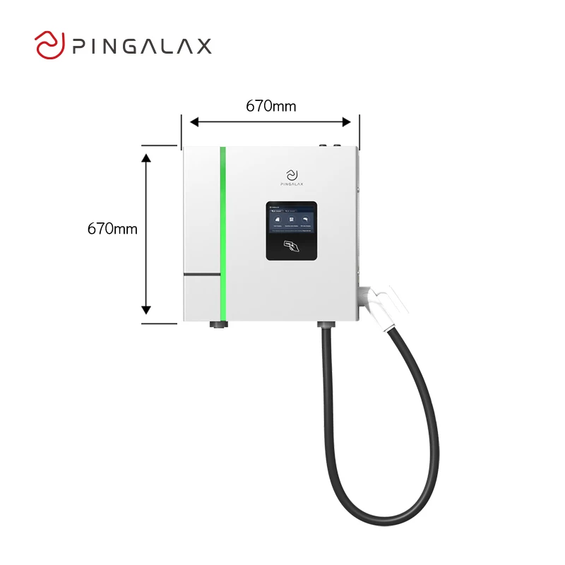 Floor-standing  Charging Pile Electric Car Station 30kw Usb Port Double Gun 32a Charger For New Energy Vehicle