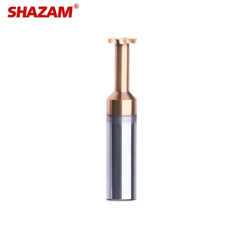 SHAZAM Tungsten Steel Alloy Milling Tools T Slot Milling Cutters Machining Hard Steel Salloy steels Special Groove Type Cutters