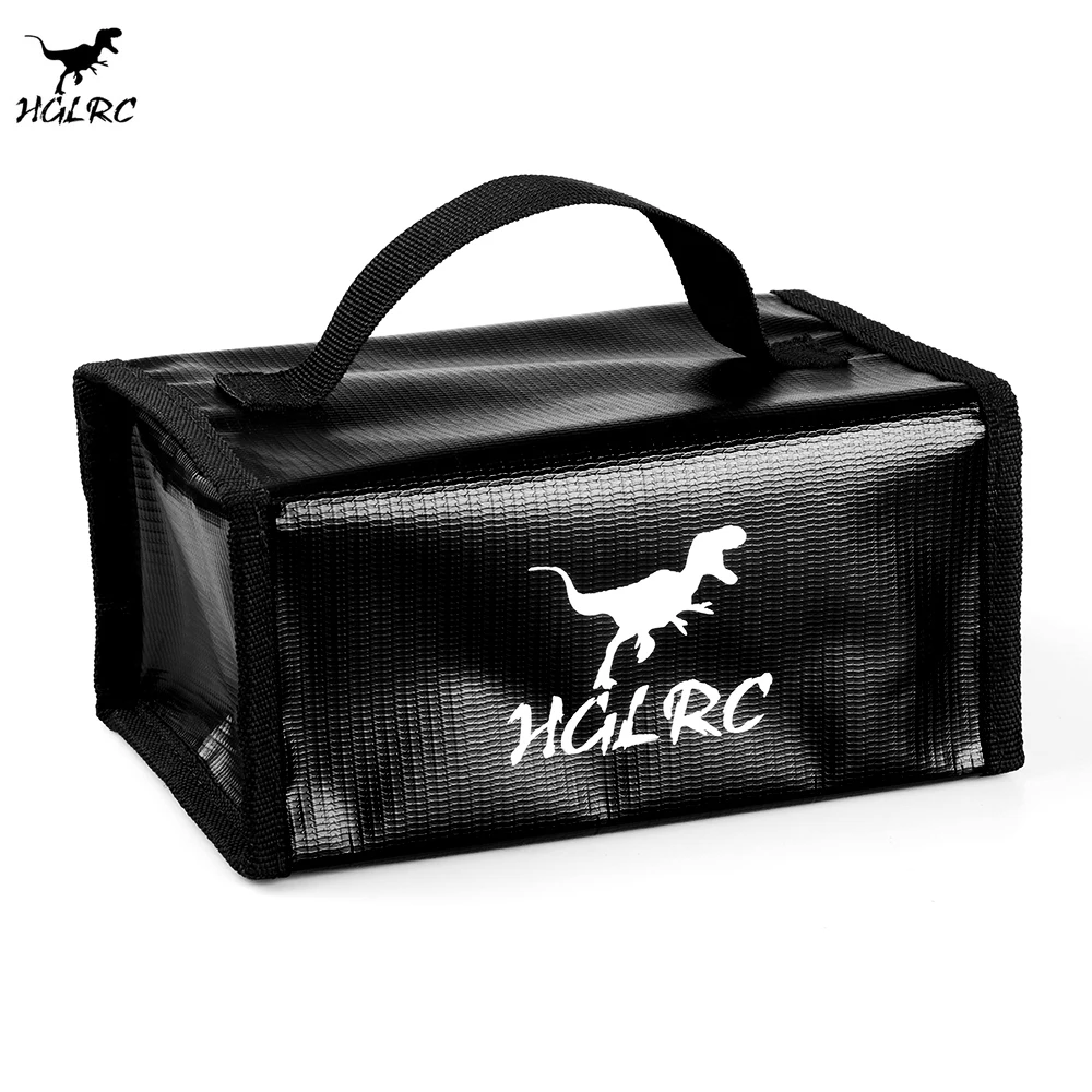 120x180x80mm Hglrc Kratos Fireproof Explosionproof Battery Safe Bag Lipo Charging Handbag For Rc Model Airplane Fpv Racing Drone