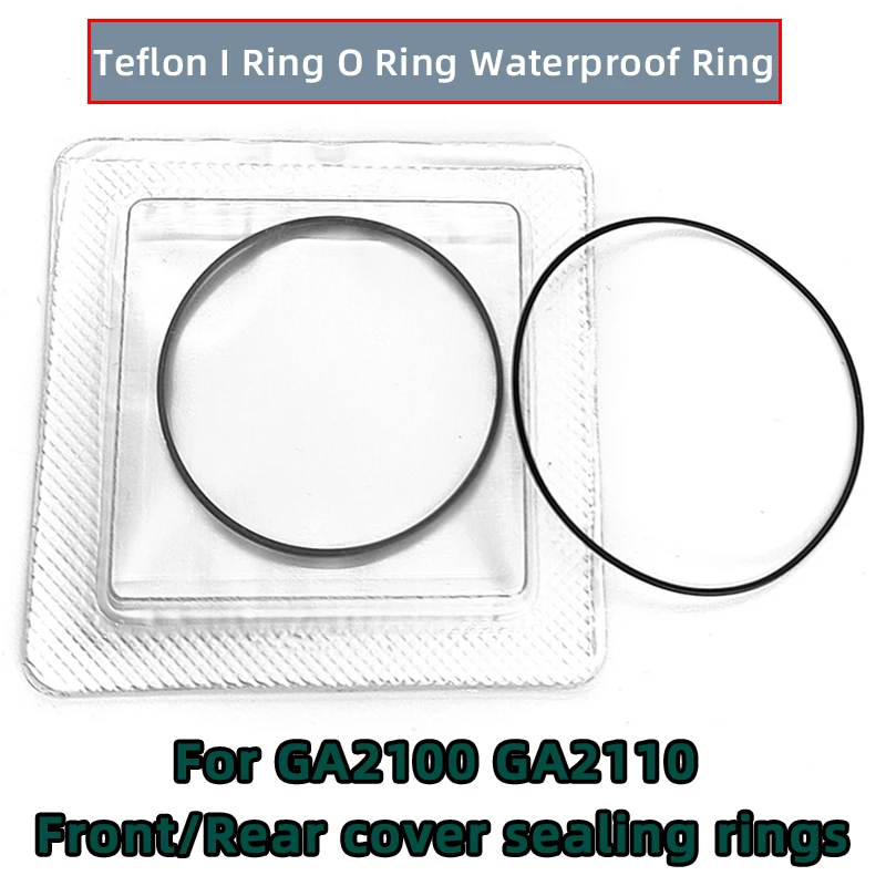 

GA2100 GM-2100 Waterproof Ring Wholesale For Casio Teflon I Ring O Ring GA-2100 2110 Front Rear Cover Sealing Ring Repair watch