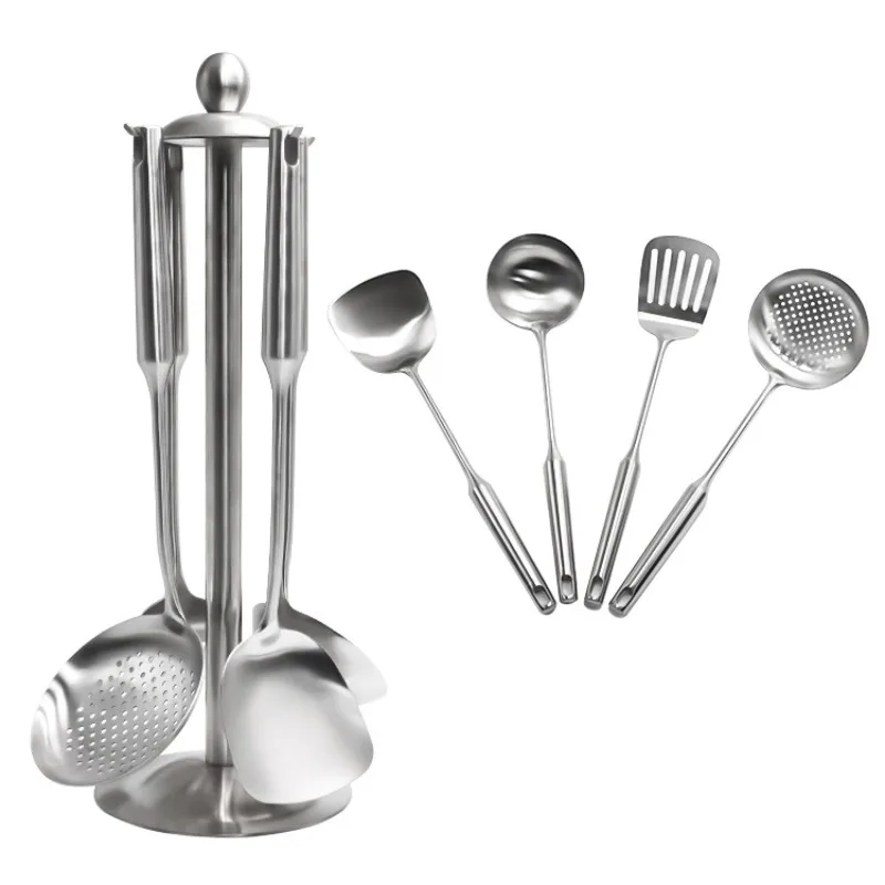 304 stainless steel spatula cooking spatula soup spoon household  frying pan spoon colander kitchen utensils