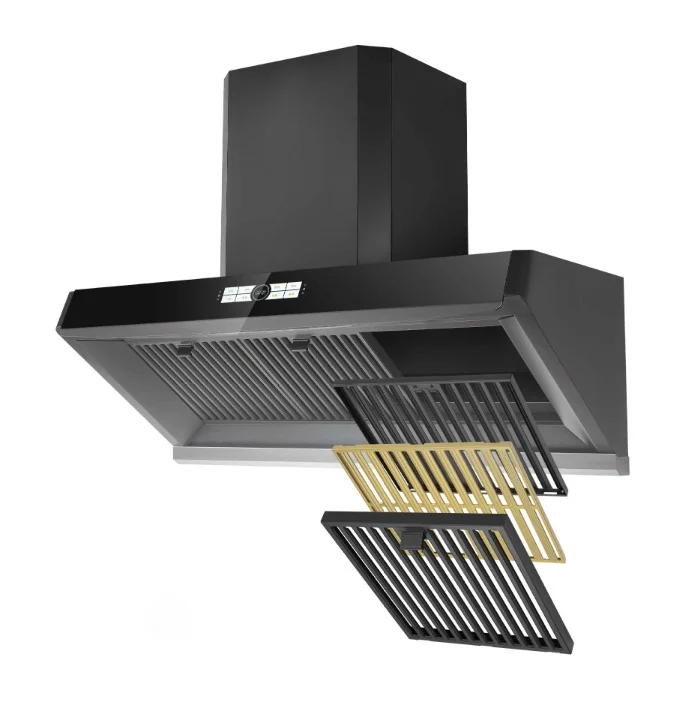 

Бытовая кухня, большая всасывающая боковая всасывающая сепарация, очистка, встроенная вытяжка