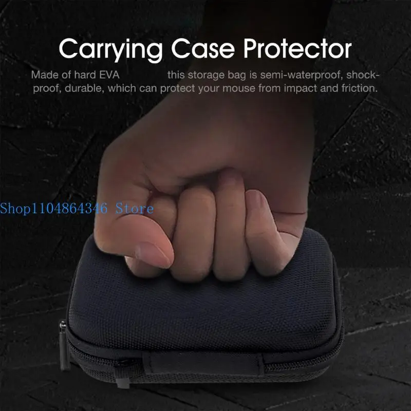 652F Protective Bag Travel Case Storage Bag for Game Device Water Resistant Storage Solution for Traveling for Powkiddy V90