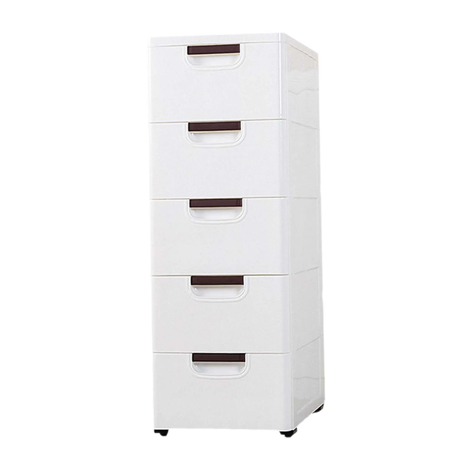 5 Drawer Chest Storage Rolling Cart with Wheels File Organization Stand Shelf Trolley for Home Cabinet Bedroom Closet Office