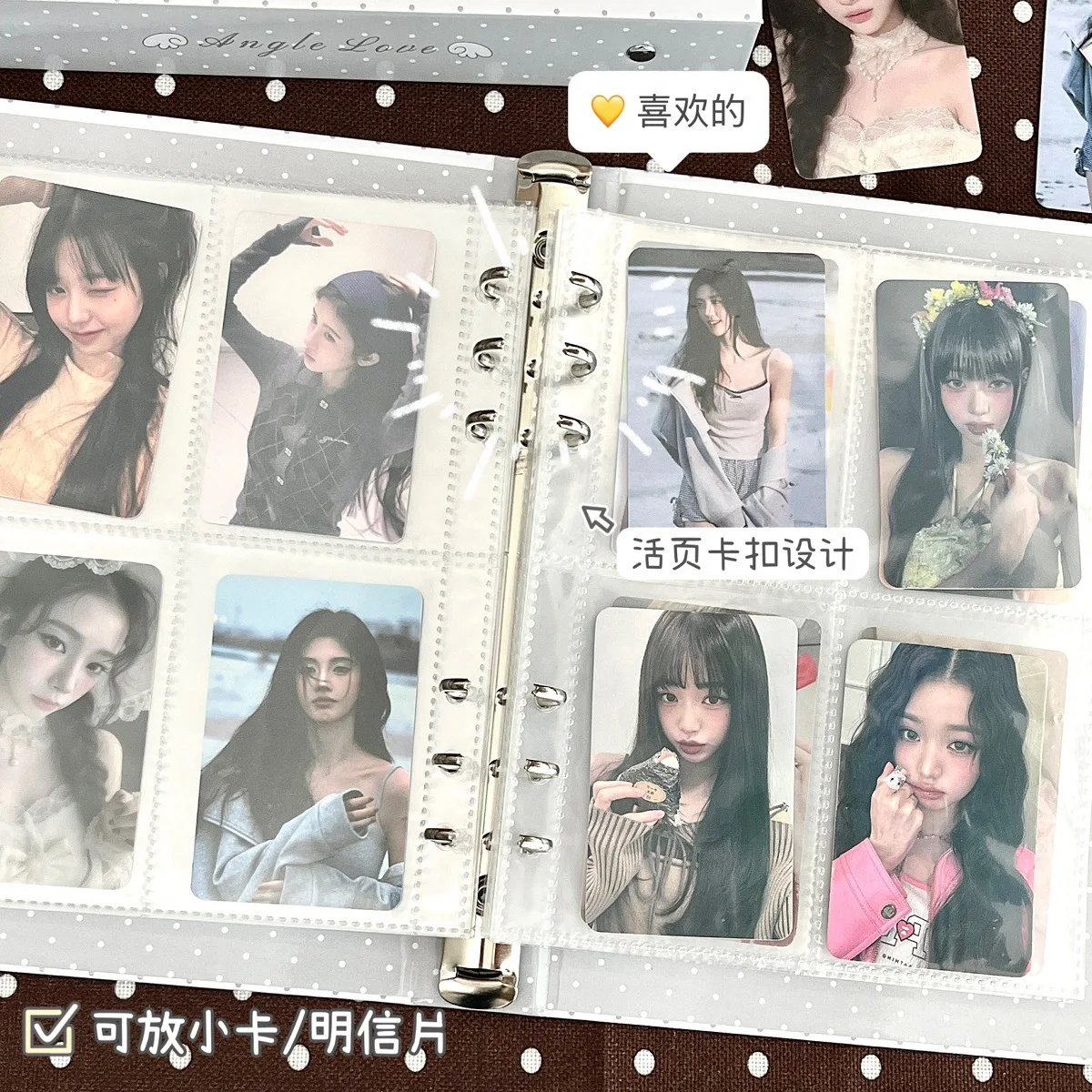 IMYY A5 Kpop Idol Photocards Holder Photo Album Photocard Binder Collect Book Album for Photographs Photo Card Supplies 포토카드 용품