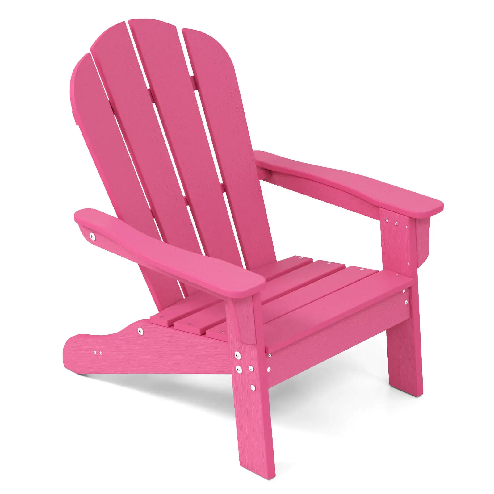 Kids Adirondack Chair w/High Backrest Armrests Fire Pit Chair for Kids Ages 3-8