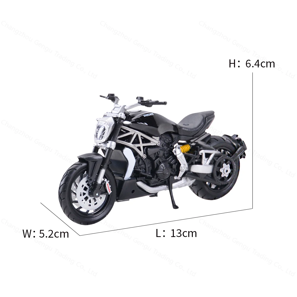Bburago 1:18 2016 Ducati Xdiavel S Die Cast Vehicles Collectible Motorcycle Model Toys