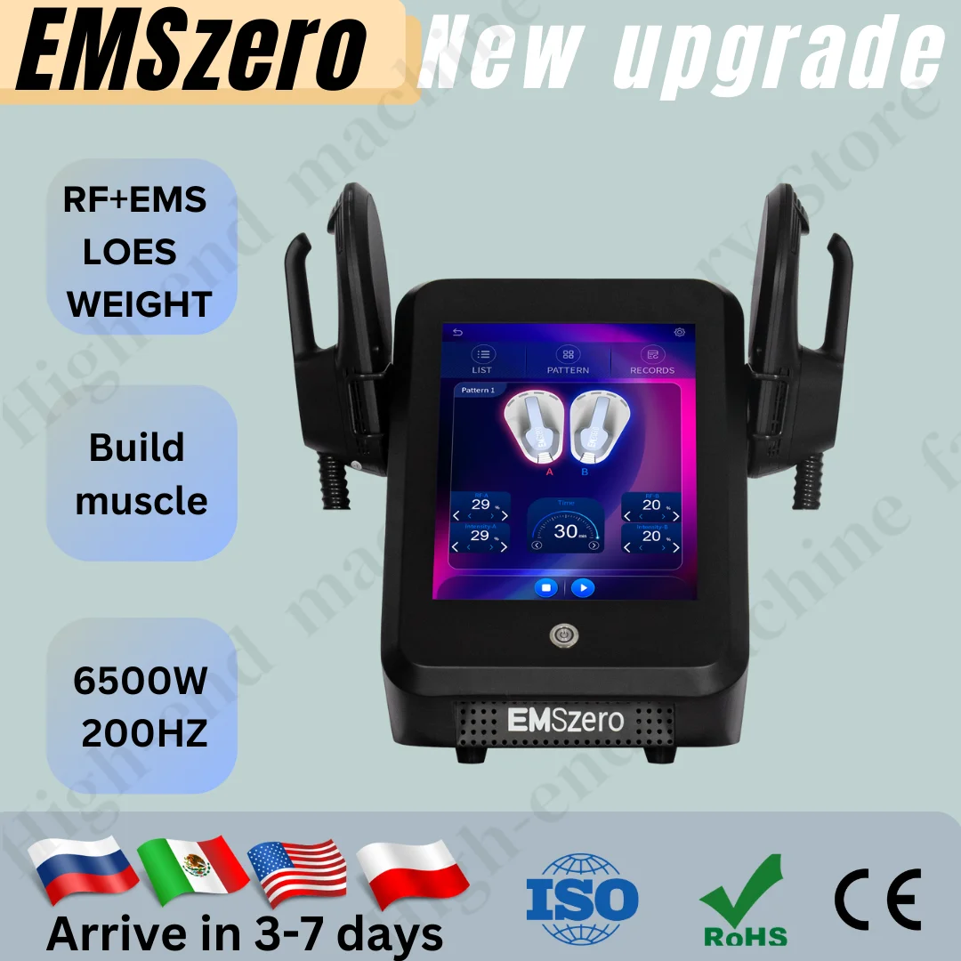 Portable  EMSZERO PRO Ultra Sculpt Lose Weight Muscle Training EMS RF Muscle Stimulator Body Slimming Fat Burning Machine