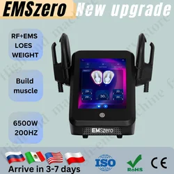 Portable EMS Neo RF EMSzero Machine With 4 Handles Muscle Training EMS RF Muscle Stimulator Body Slimming Fat Burning Machine