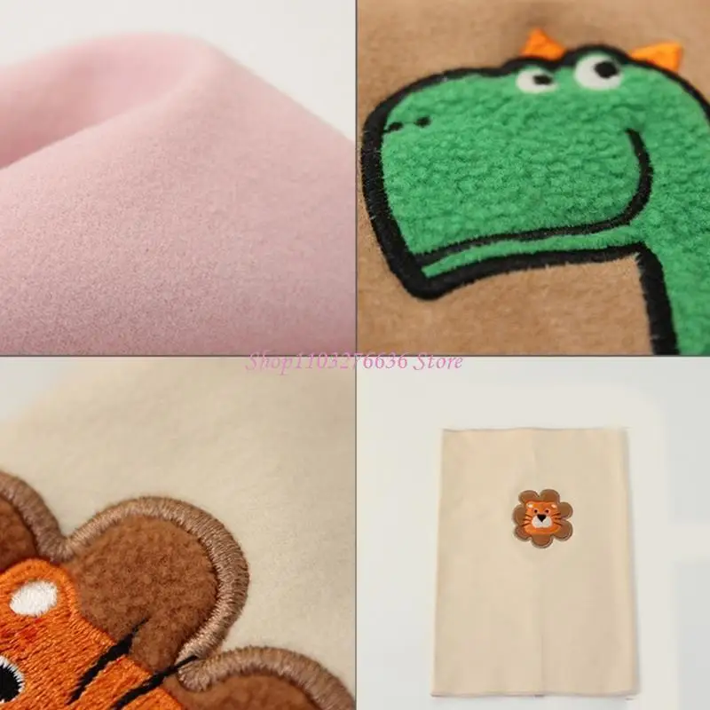 R6FD Cartoon Neck Warmer for Kids & Adjustable Neck Warmer Star Rabbit Neck Wrap Comfortable Wearing for Childrem