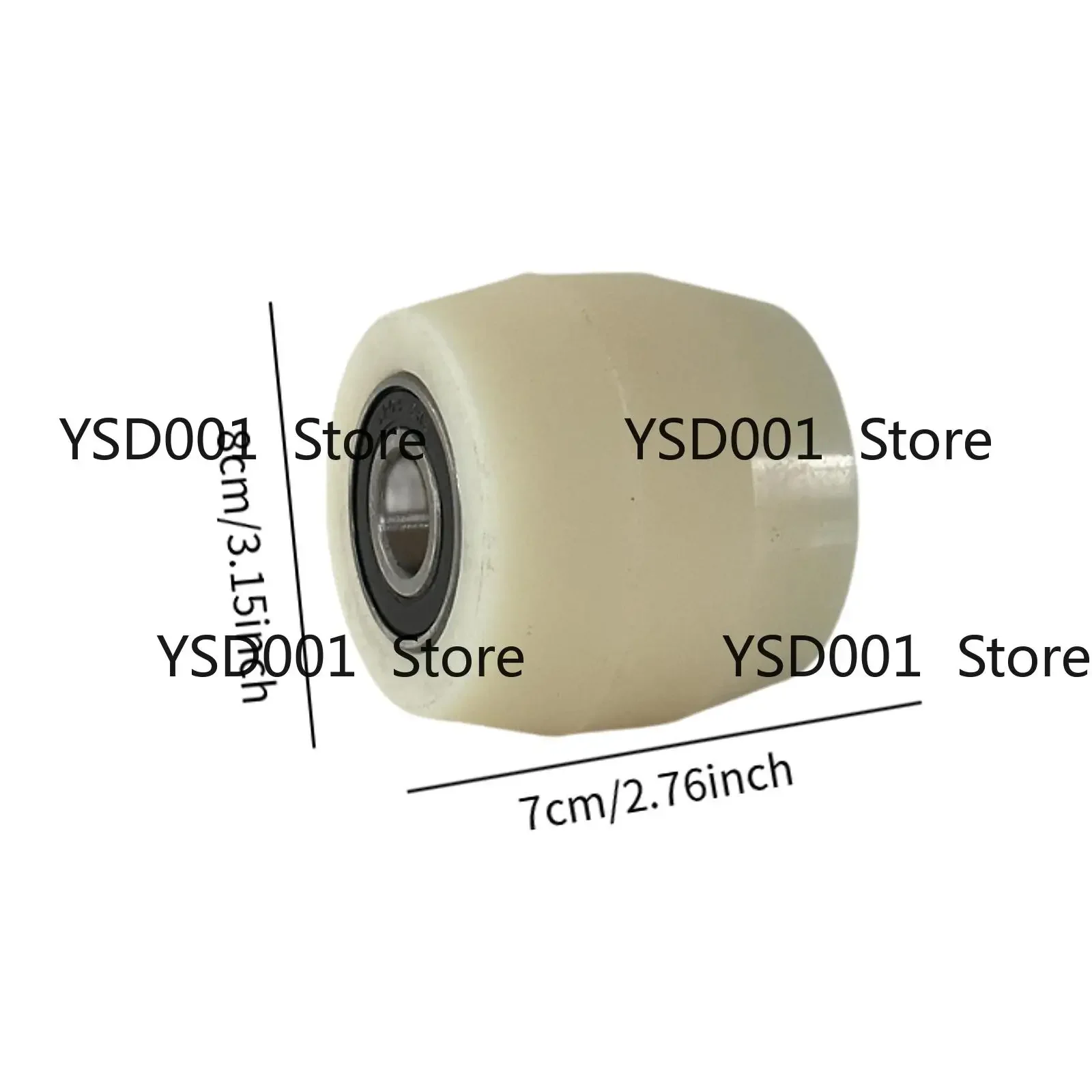 2Pcs Pallet Truck Wheel with Bearings - 80mmx70mm Forklift Roller Wheels