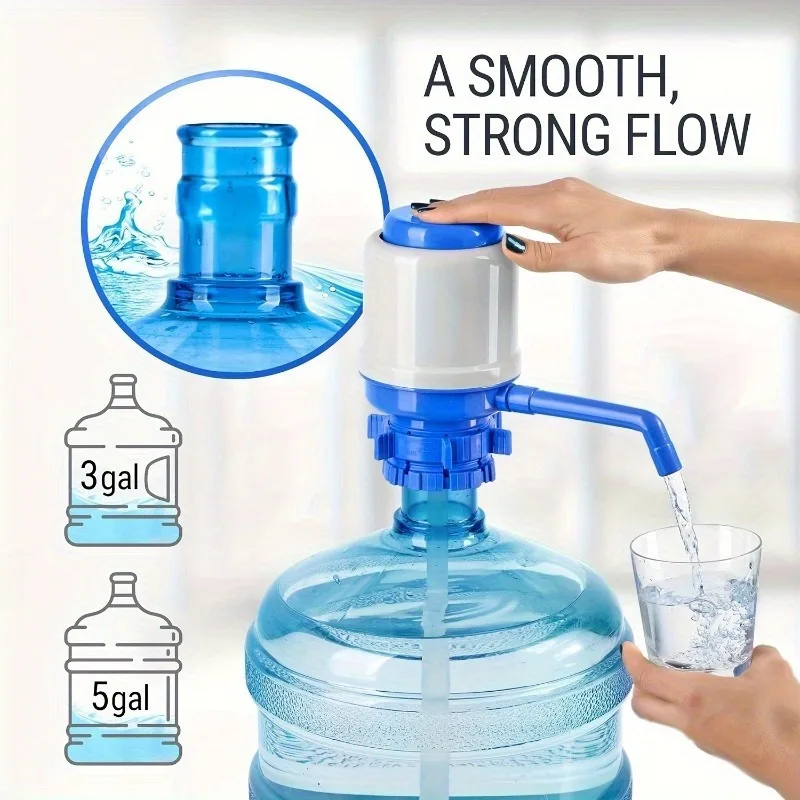 Manual Water Pump, Pressurized Water Distribution Pump, Dorm/Home/Outdoor Camping/Picnic Essential, Back to School Season, Chris