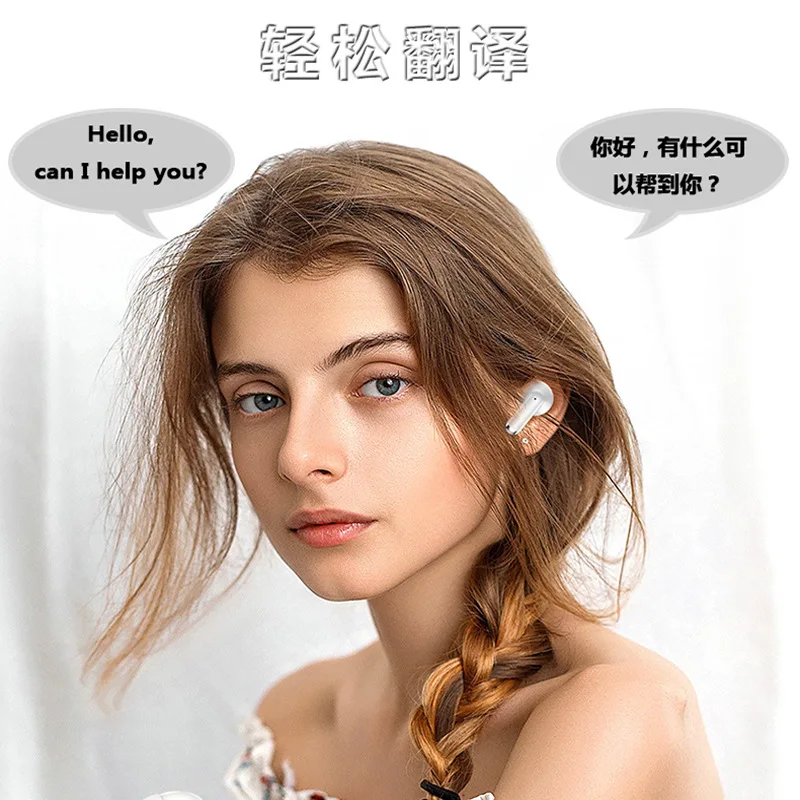 

Portable Wireless Bluetooth Simultaneous Interpretation Travel Business Translation Headset