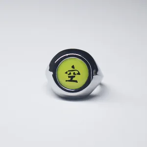 Naruto Anime Cosplay -Ring für Männer und Frauen, Akatsuki, Itachi, Metall, Fingerzubehör, cooles, bester Freund Geschenk, Kind, Kind 10 Hauptverkäufe Akai Ito Ring - №1