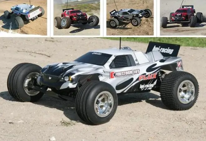 2023 HPI E-Firestorm 1/10 هيئات الطرق الوعرة Jumpshot للسيارات والشاحنات RC بدون فرش 4WD Truggy Losi XRAY MAXX XT4.2 E-STORM ET410