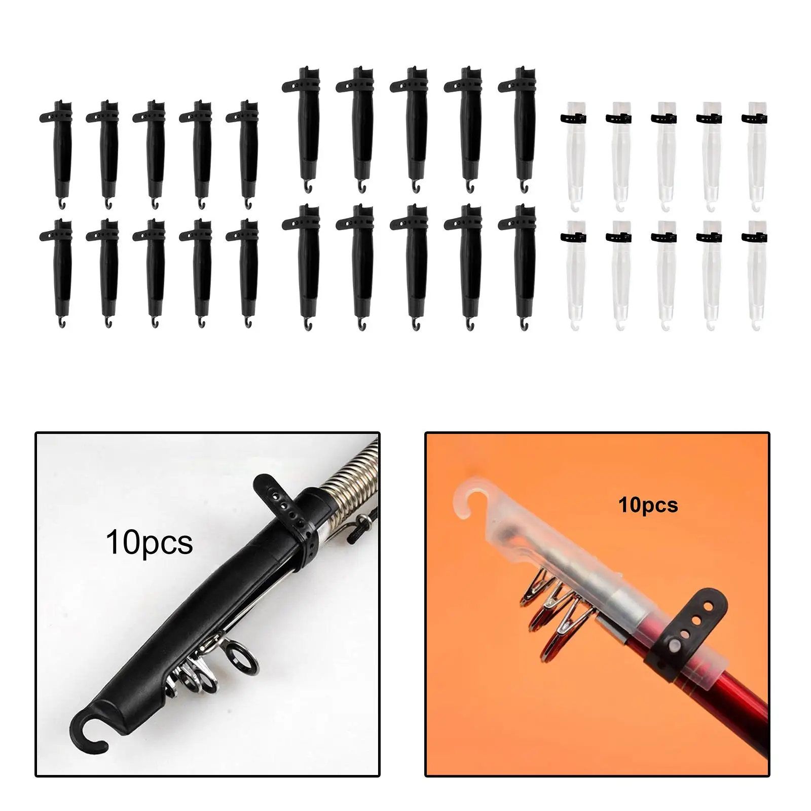 

Protective Fishing Rod Tip Covers Plastic Sleeve Accessory for Sea Rod Tangle Prevention and Equipment Storage