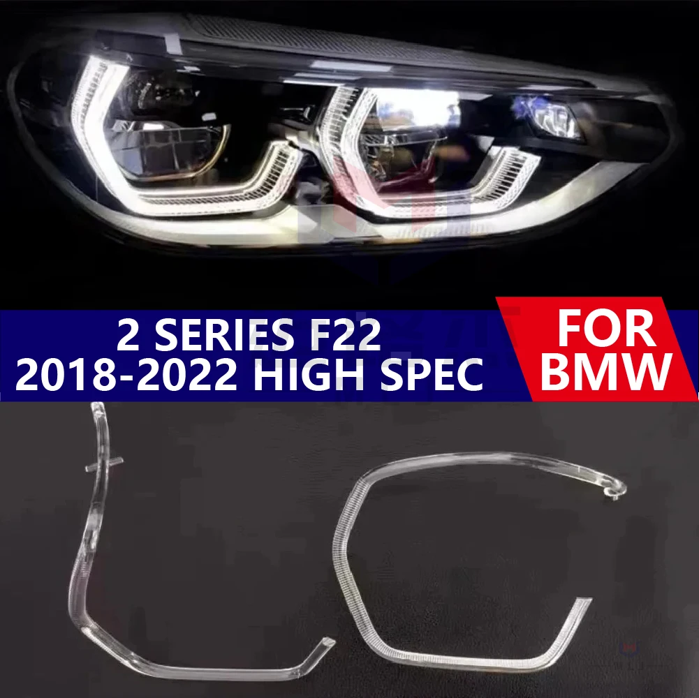

FOR BMW 2 Series F22 2018 2019 2020 DRL Car Headlight DRL Daytime Running Lights Light Guide Strips Angel Eyes Car Accessories