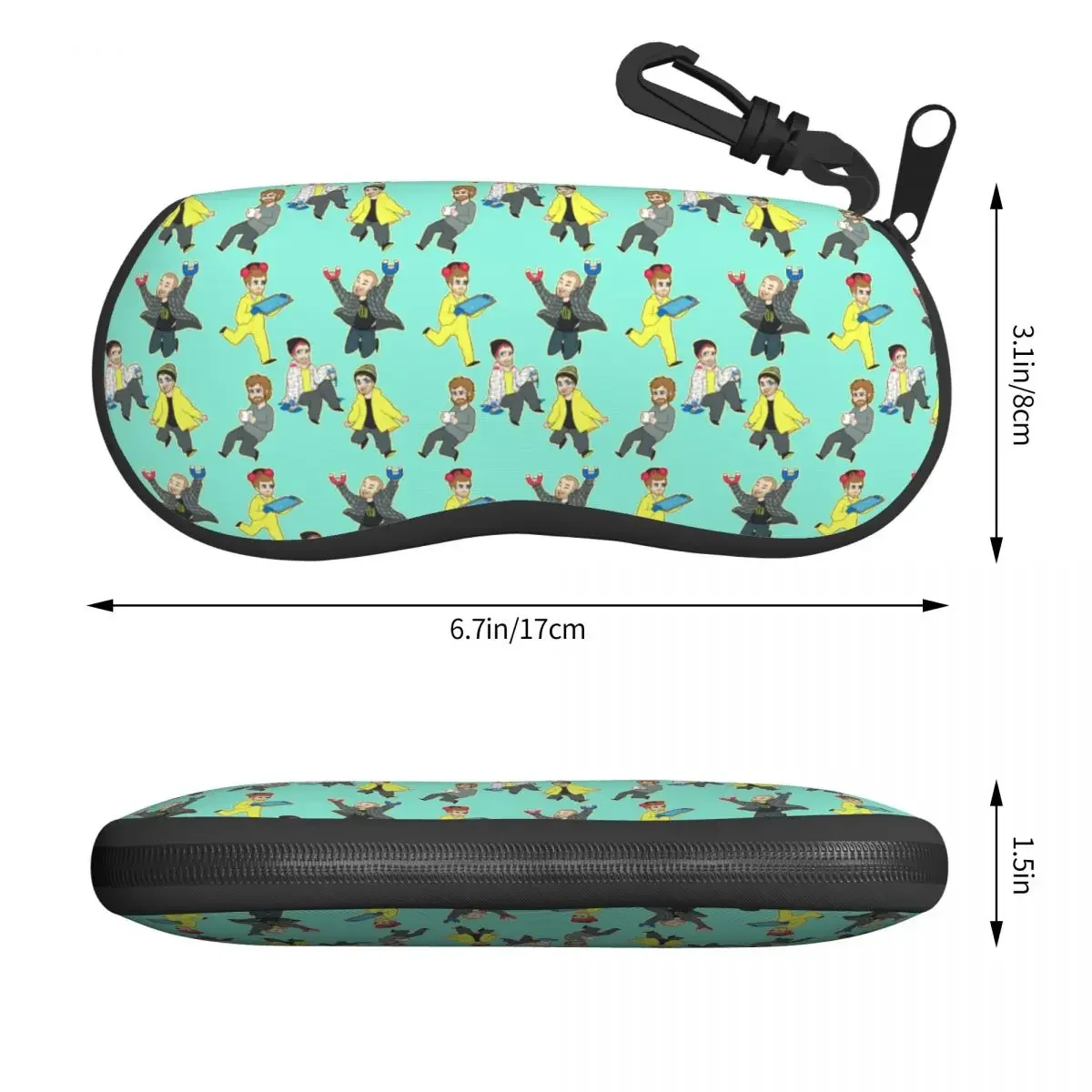 Custom Pattern Shell Glasses Case Unisex Cool Walter White Eyeglasses Case Sunglasses Protector Box