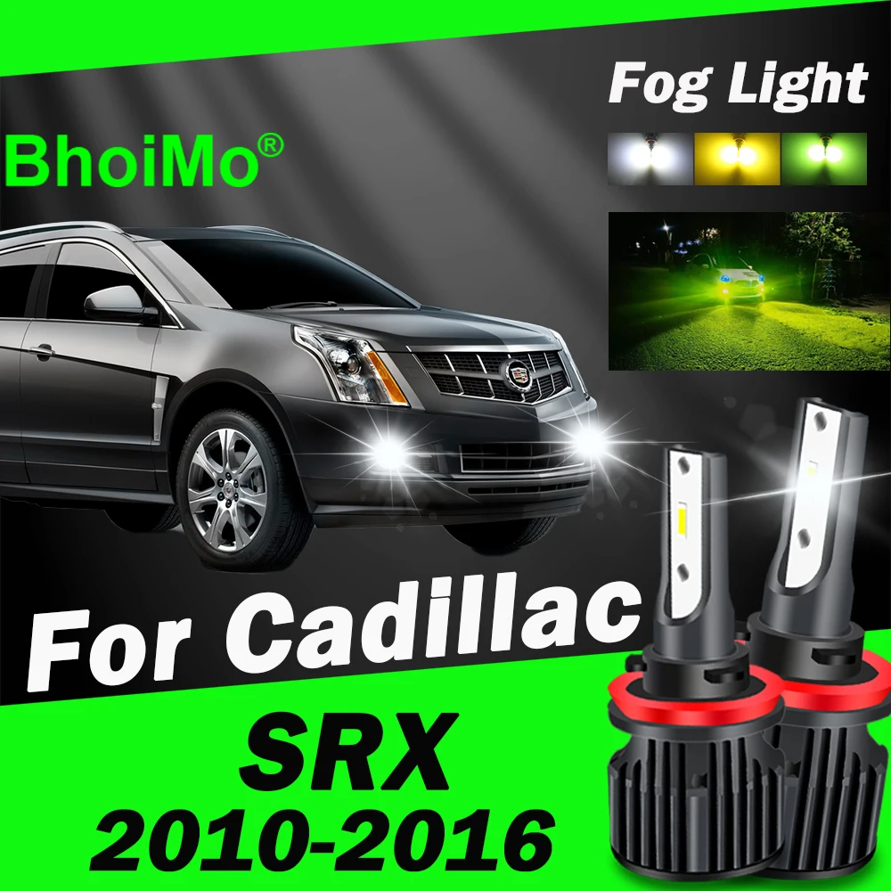 

BhoiMo For Cadillac SRX 2010 - 2016 Front Fog Light Bulb 2011 2012 2013 2014 2015 Led Lamps
