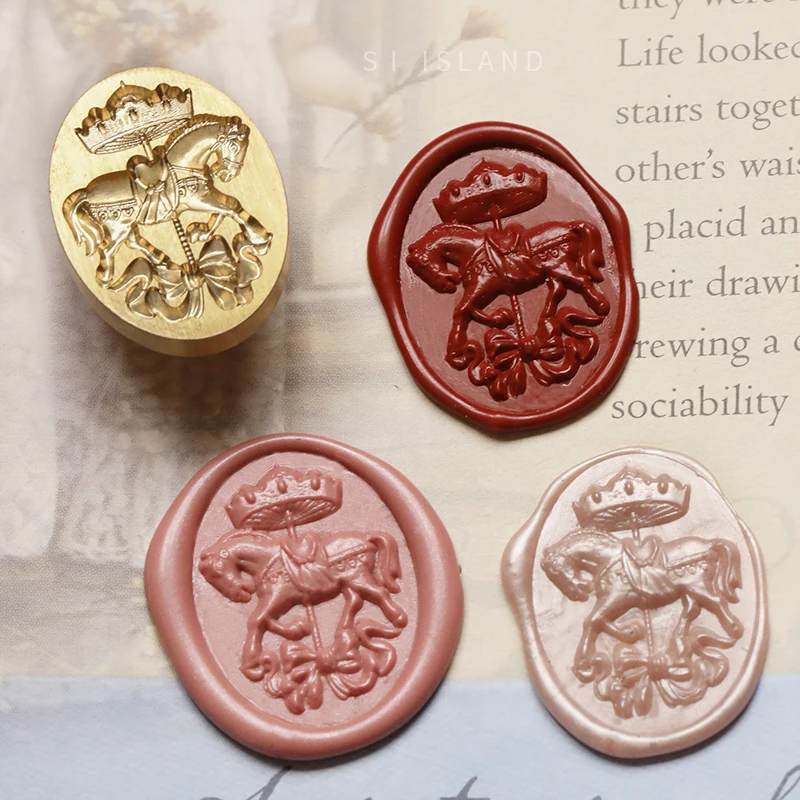 Karuzela stempel woskowy 3D Relief stempel woskowy rękodzieło Scrapbooking i tłoczenie akcesoria koperta kartka z życzeniami dekoracja