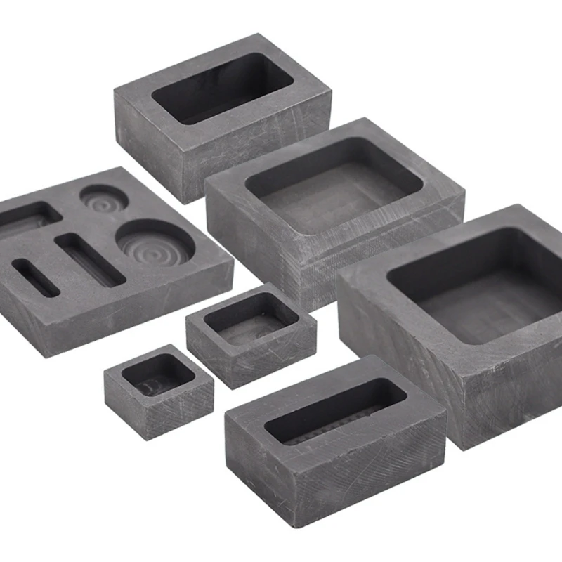 Graphite Ingot Casting Mold Refining Ingot Mold for Melting Casting Gold Silver