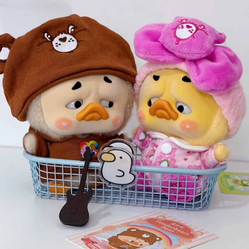 Original Care Bears X Upsetduck Be Rainbow Duck Series Blind Box Ciondolo Kawaii Scatola misteriosa Deco Anime Figure Doll Regalo di compleanno